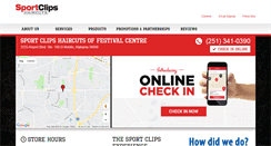 Desktop Screenshot of haircutmenairportblvdmobileal.com