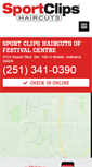 Mobile Screenshot of haircutmenairportblvdmobileal.com